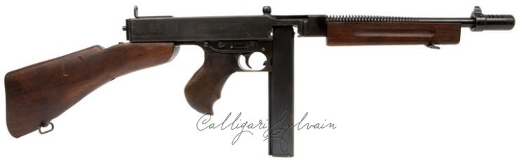 Pistolet-Mitrailleur-1928 Photo Pistolet Mitrailleur