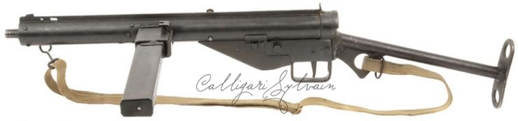 Pistolet-Mitrailleur-Sten-Mk3-Andsling-4(1) Photo Pistolet Mitrailleur