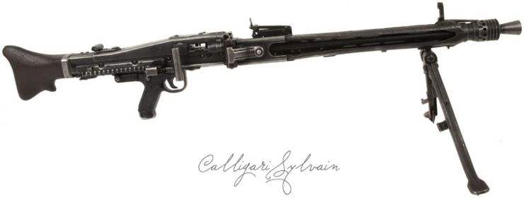 Mitailleuse-M53-7 Photo Fusil Mitrailleur
