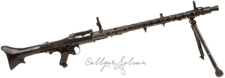 Mitailleuse-Mg34-7300 Photo Fusil Mitrailleur