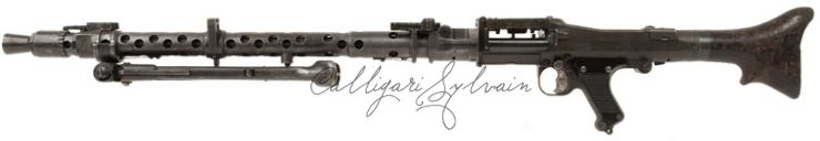 Mitailleuse-Mg34-8343-8 Photo Fusil Mitrailleur