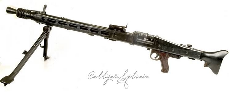 Mitailleuse-Mg42-And-Pod-31 Photo Fusil Mitrailleur