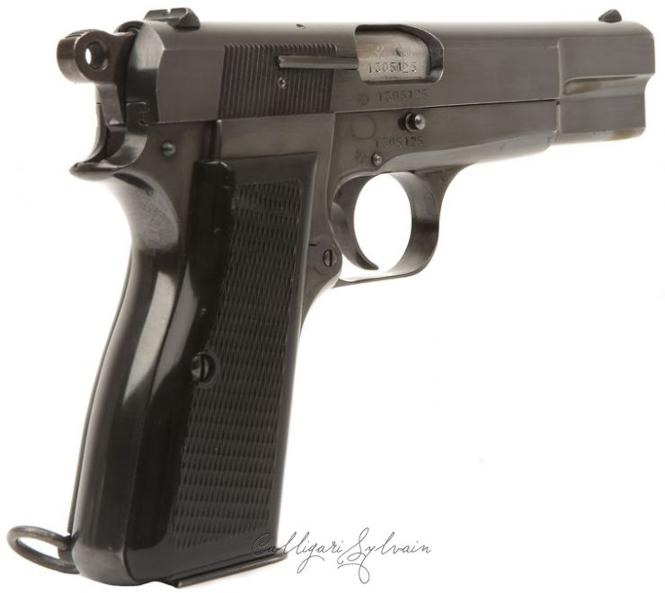 Pistolet-Browning-Browning-High-Power-Mil-8 Photo Pistolet