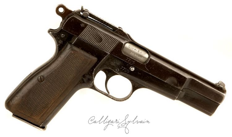 Pistolet-Browning-High-Power-2 Photo Pistolet