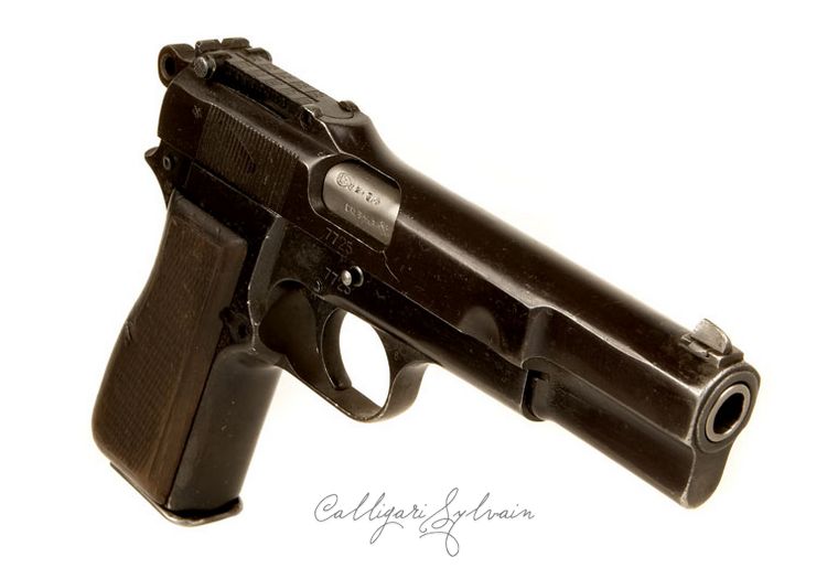 Pistolet-Browning-High-Power-3 Photo Pistolet