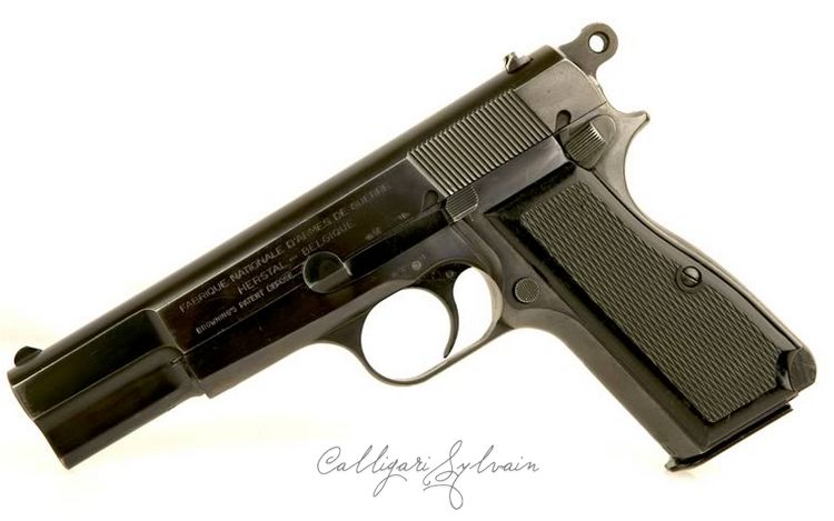 Pistolet-Browning-High-Power-Police-7 Photo Pistolet