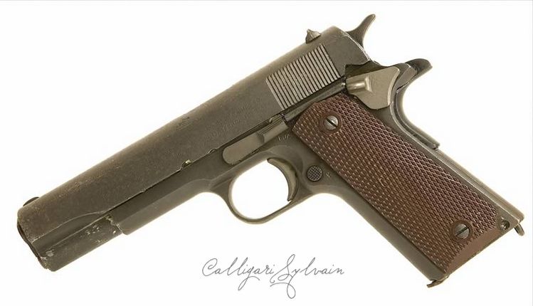 Pistolet-Colt-1911a1-19 Photo Pistolet