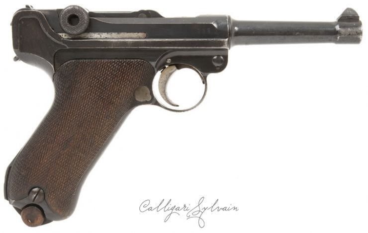 Pistolet-Luger-1915-4 Photo Pistolet