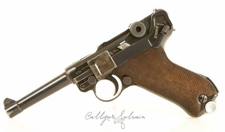 Pistolet-Luger-9mm Photo Pistolet