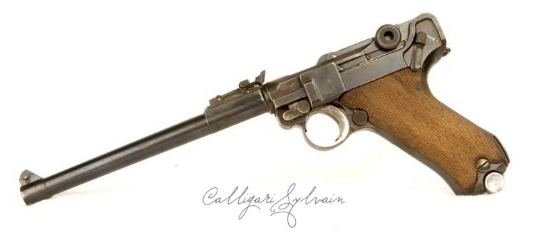 Pistolet-Luger-Art Photo Pistolet