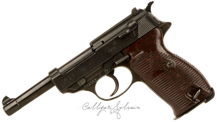 Pistolet-Walther-P38-brown Photo Pistolet